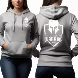 It's a lifestyle. Warrior - Női pulóver / Szürke
