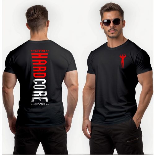Hardcore gym férfi póló