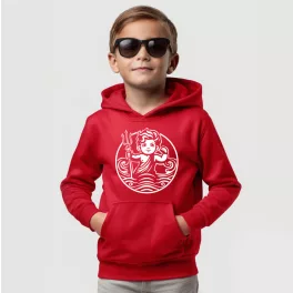 Poseidon Junior - Gyerek pulóver / Piros