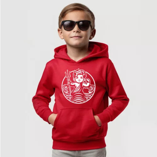 Poseidon Junior - Gyerek pulóver / Piros
