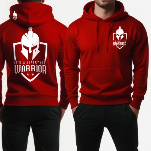 It's a lifestyle. Warrior - Pulóver / Piros