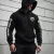 Stay hungry, strong like a wolf - Pulóver / Fekete