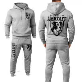 Békés harcos - Amstaff melegítő szett / Szürke