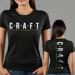 Craft body transformation - Női póló / Fekete
