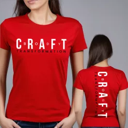 Craft body transformation - Női póló / Piros