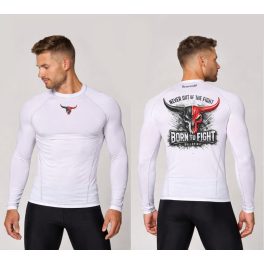 Born to fight - Bullspirit technikai póló / Fehér