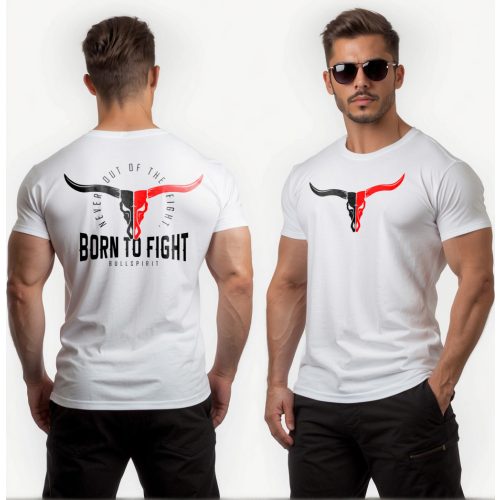 Born to fight - Bullspirit férfi póló 
