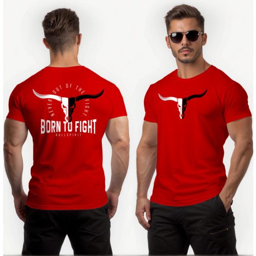 Born to fight - Bullspirit férfi póló