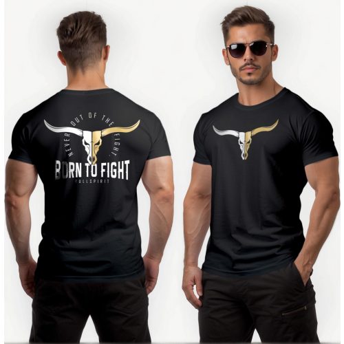 Born to fight - Bullspirit férfi póló