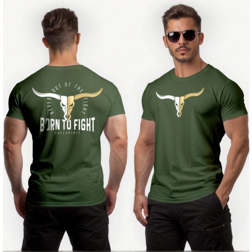 Born to fight - Bullspirit férfi póló