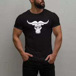 Bull férfi póló / Fekete