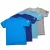 BornwinX gyerek póló csomag - 4 db (aqua, királykék, atoll blue, szürke)