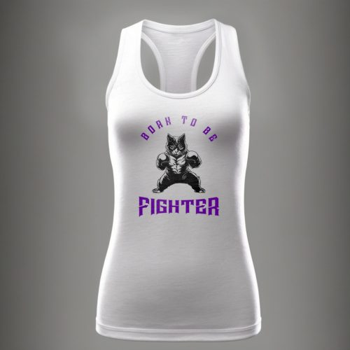 Born to be fighter - Női trikó / Fehér