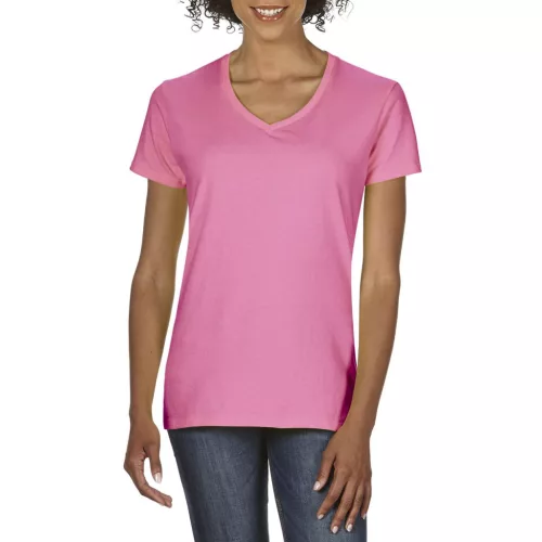 Gildan GIL4100V PREMIUM COTTON®NŐI V-NYAKÚ PÓLÓ S
