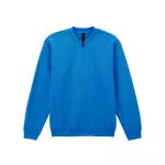 Gildan GISF008 SOFTSTYLE™ MIDWEIGHT FELNŐTT 1/4 CIPZÁRAS PULÓVER L
