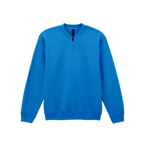 Gildan GISF008 SOFTSTYLE™ MIDWEIGHT FELNŐTT 1/4 CIPZÁRAS PULÓVER XL