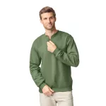 Gildan GISF008 SOFTSTYLE™ MIDWEIGHT FELNŐTT 1/4 CIPZÁRAS PULÓVER L