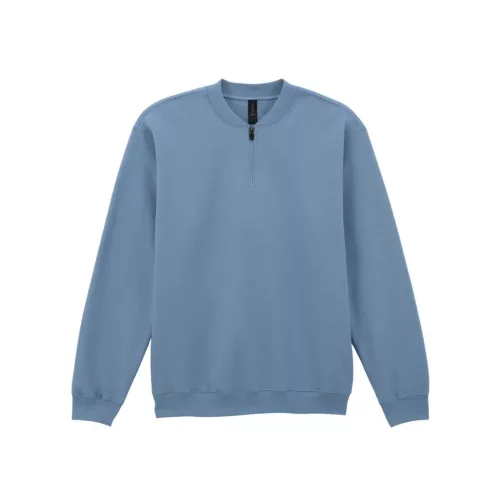 Gildan GISF008 SOFTSTYLE™ MIDWEIGHT FELNŐTT 1/4 CIPZÁRAS PULÓVER 2XL
