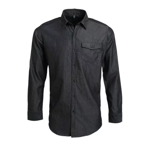 Premier PR222 FÉRFI DENIM ING FARMER STÍLUSÚ TŰZÉSSEL M