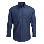 Premier PR222 FÉRFI DENIM ING FARMER STÍLUSÚ TŰZÉSSEL XL