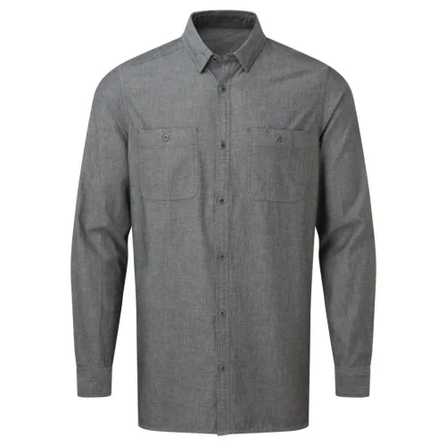 Premier PR247 FÉRFI ORGANIKUS PAMUT CHAMBRAY FAIRTRADE ING M