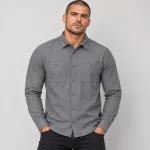 Premier PR247 FÉRFI ORGANIKUS PAMUT CHAMBRAY FAIRTRADE ING S