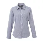 Premier PR320 NŐI APRÓKOCKÁS (GINGHAM) HOSSZÚ UJJÚ PAMUT ING  S