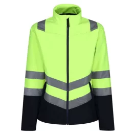 Regatta RETRA722 PRO HI-VIS SOFTSHELL DZSEKI S