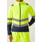 Regatta RETRA722 PRO HI-VIS SOFTSHELL DZSEKI S