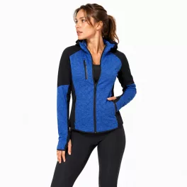   Regatta RETRF621 WOMEN'S X-PRO COLDSPRING II HYBRID PERFORMANCE STRETCH HOODED FLEECE JACKET XL