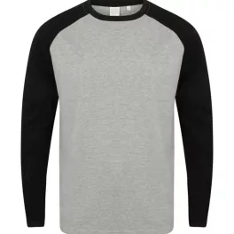 SF Clothing SFSF271 HOSSZÚ UJJÚ FÉRFI BASEBALL PÓLÓ XS