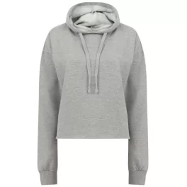   SF Clothing SFSK516 NŐI CROP KÉNYELMI KAPUCNIS SZABADIDŐFELSŐ XL