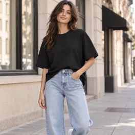 True Blanks TB02W030 WOMENS OVERSIZED TEE M