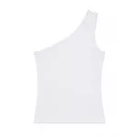 True Blanks TB02W051 WOMENS FITTED ONE SHOULDER TOP XL