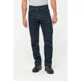 Designed To Work WK705 FÉRFI TÖBBZSEBES DENIM NADRÁG 36