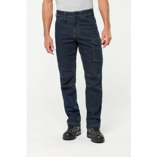 Designed To Work WK705 FÉRFI TÖBBZSEBES DENIM NADRÁG 36