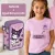 Hello Kitty Kuromi Purple tolltartó töltött 3 emeletes + BornwinX egyedi póló