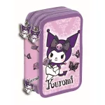 Hello Kitty Kuromi Purple tolltartó töltött 3 emeletes + BornwinX egyedi póló