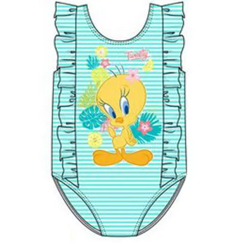 Bolondos dallamok Tweety Blue baba fürdőruha, úszó 12 hó