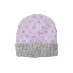 Disney Minnie Dots Purple baba sapka + kesztyű szett 50 cm