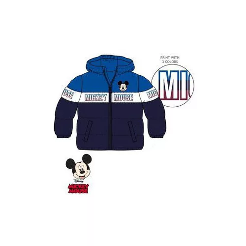 Disney Mickey Classic Blue baba bélelt kabát 6 hó