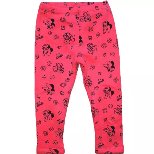 Disney Minnie Strawberry Pink baba, vastag leggings 9/12 hó