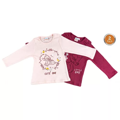 Disney Bambi Cute One baba póló, felső 2 db-os 86/92 cm