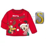 Disney Mickey Pluto Red Karácsonyi baba póló, felső 12 hó
