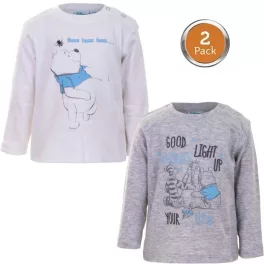 Disney Micimackó Light Up baba póló, felső 2 db-os