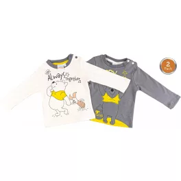 Disney Micimackó Yay baba póló, felső 2 db-os 62/68 cm