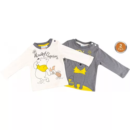Disney Micimackó Yay baba póló, felső 2 db-os 62/68 cm