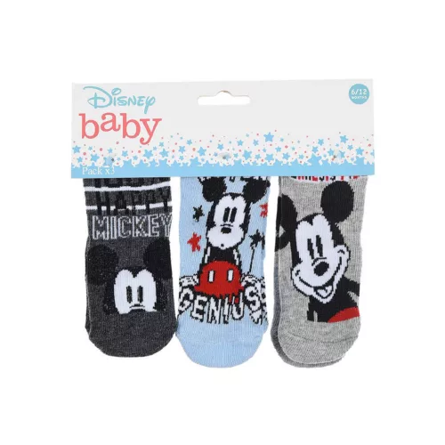 Disney Mickey Genius Blue baba zokni 6/12 hó