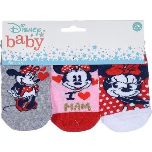 Disney Minnie Love Mam baba zokni 6/12 hó