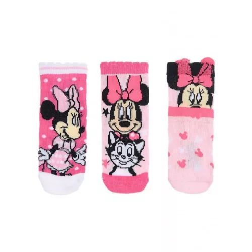 Disney Minnie Figaro Pink baba zokni 0/6 hó